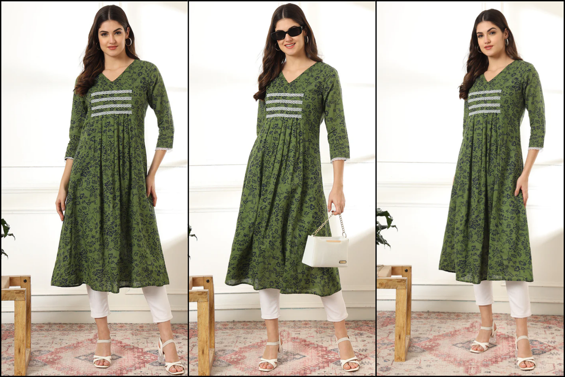 Floral Anarkali Kurtis for Women: A Wardrobe Essential