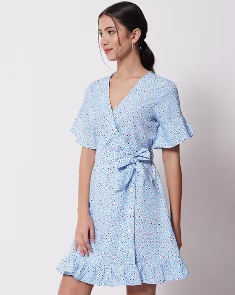 Floral Crepe Dress
