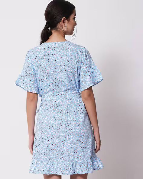 Floral Crepe Dress