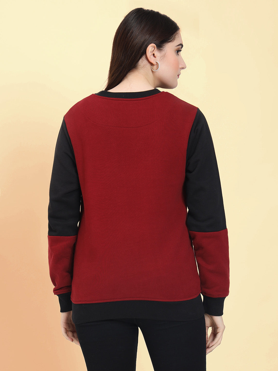 Women Colourblocked Sweatshirt
