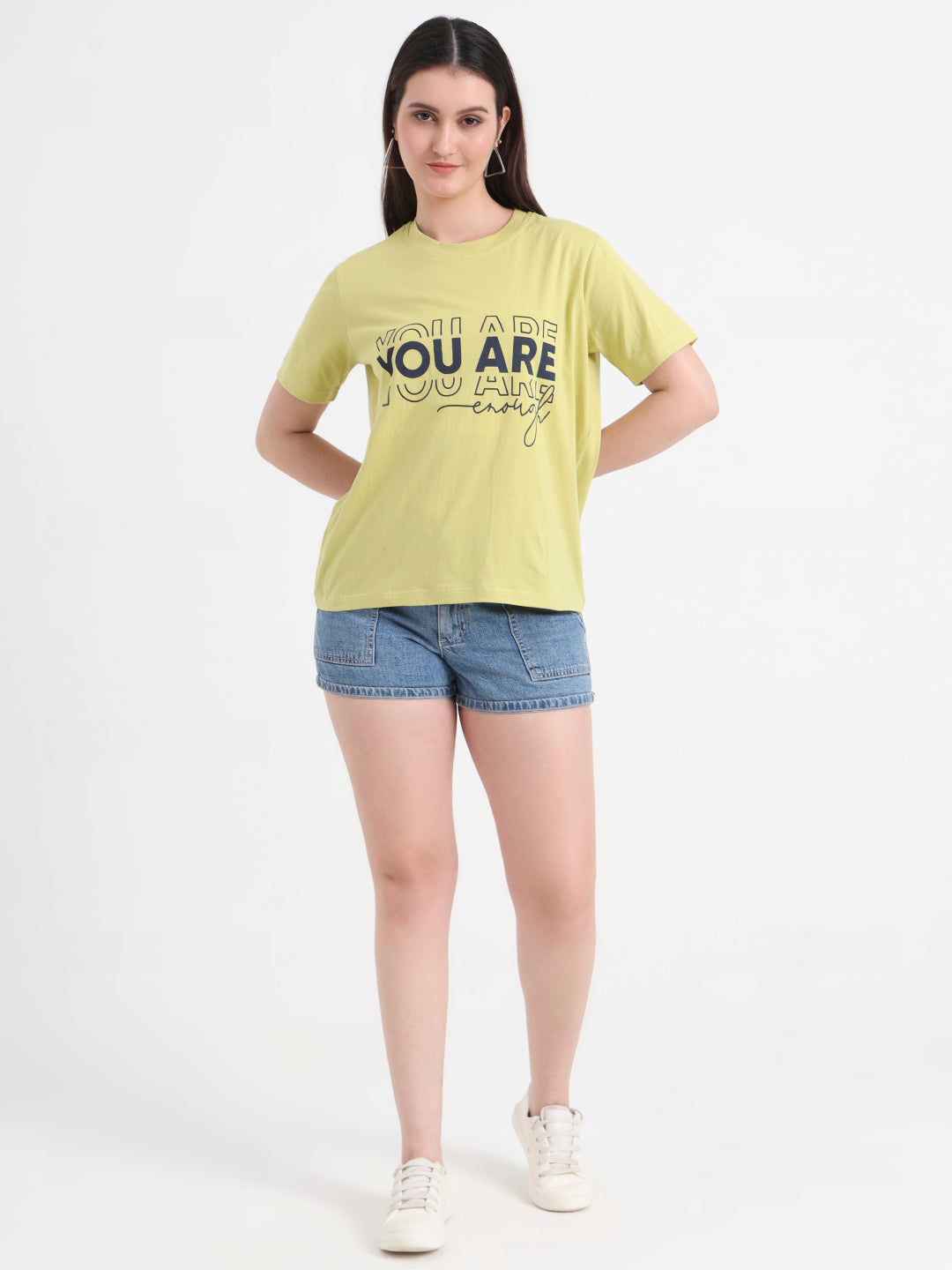 Women Typography Printed T-shirt