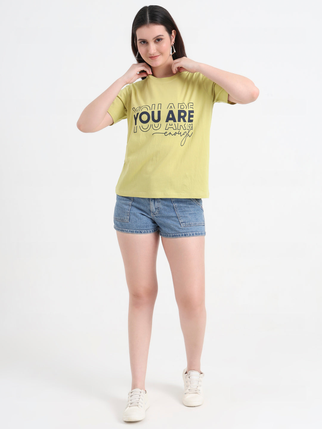 Women Typography Printed T-shirt