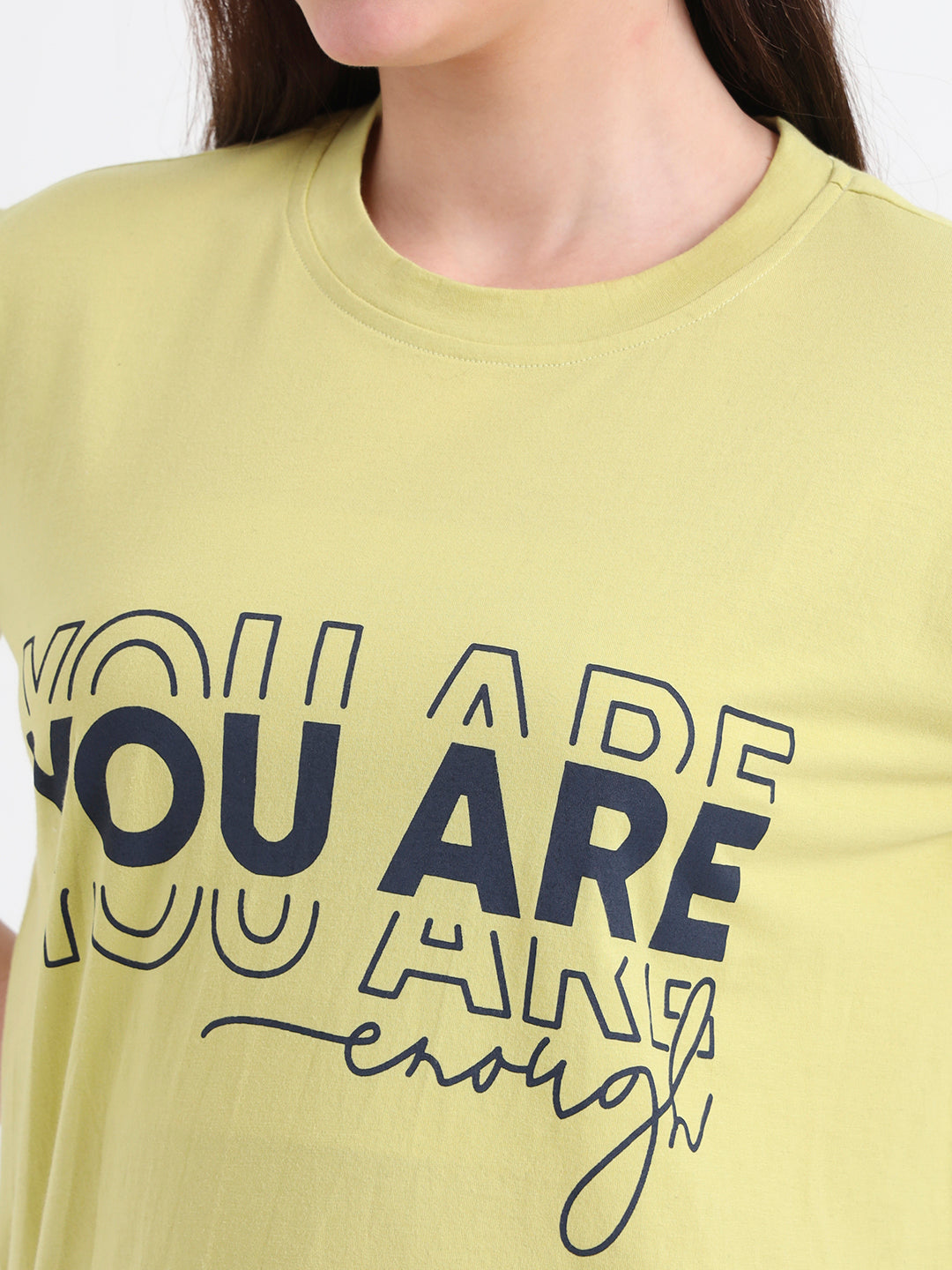 Women Typography Printed T-shirt
