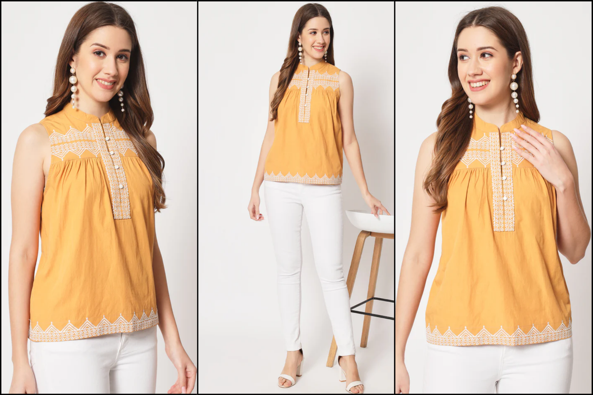 From Work to Weekend: Styling Your Yellow Cotton Top