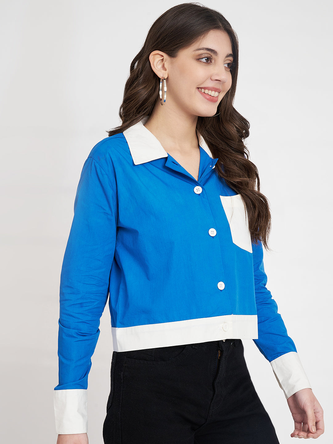 Women Colourblocked Casual Shirt