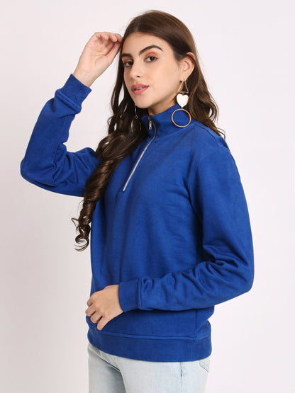 blue sweatshirt for women