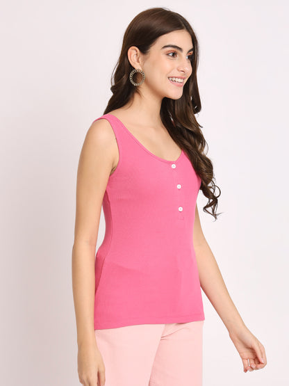 Scoop Neck Ribbed Modal Tank Top