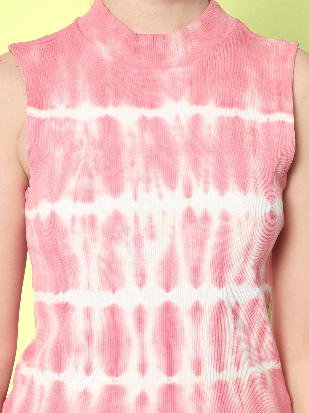 Tie And Dyed Sleeveless Regular Top