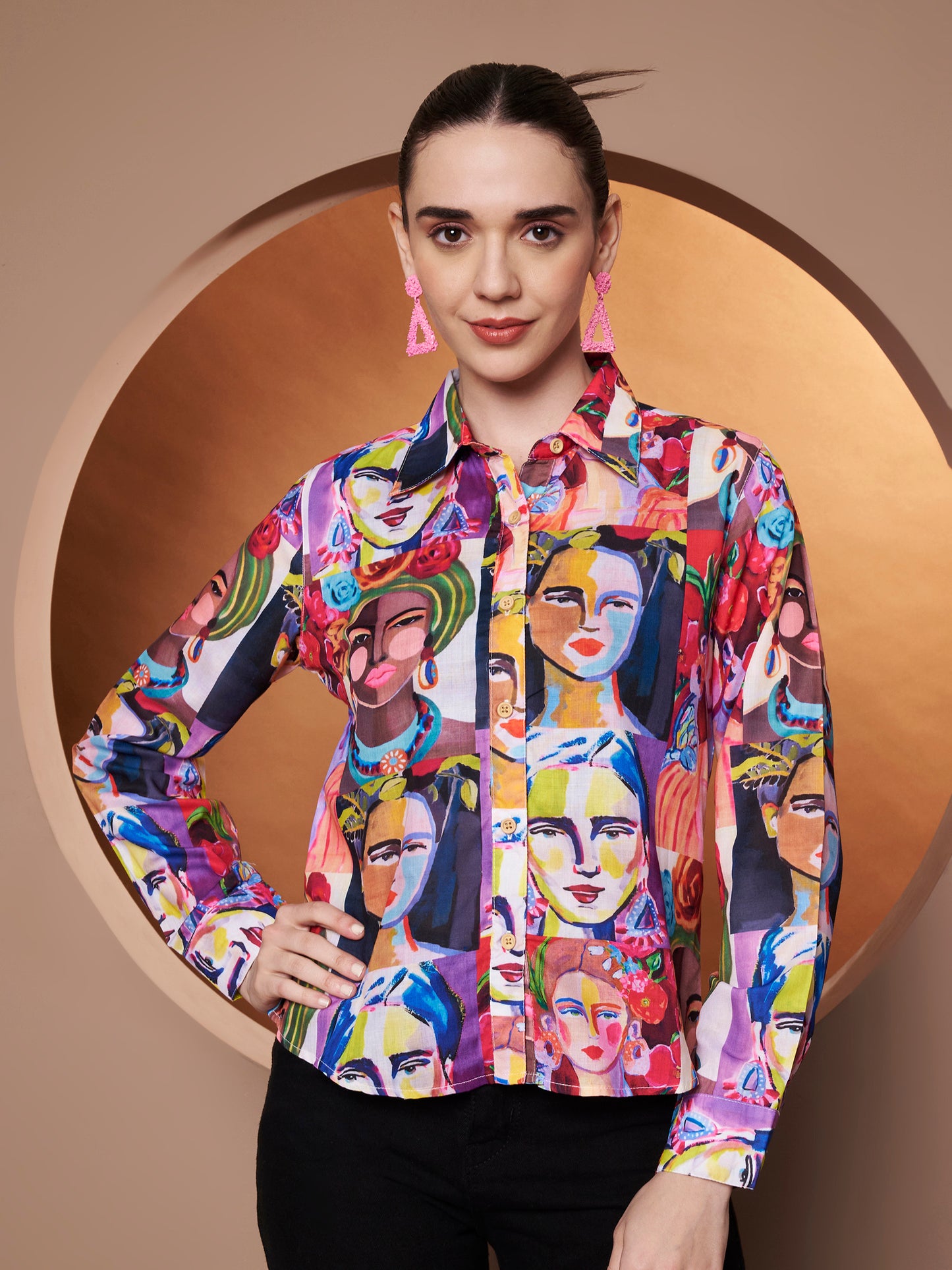 Graphic printed Full Sleeves Shirt
