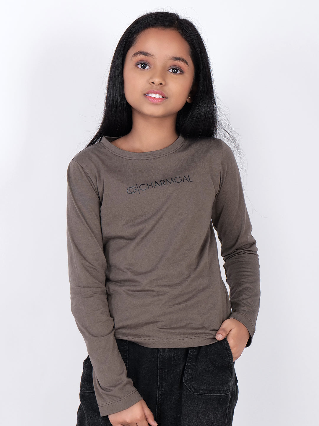 Logo Printed Round Neck Cotton T-shirt