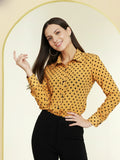Women Classic Polka Dot Printed Printed Shirt