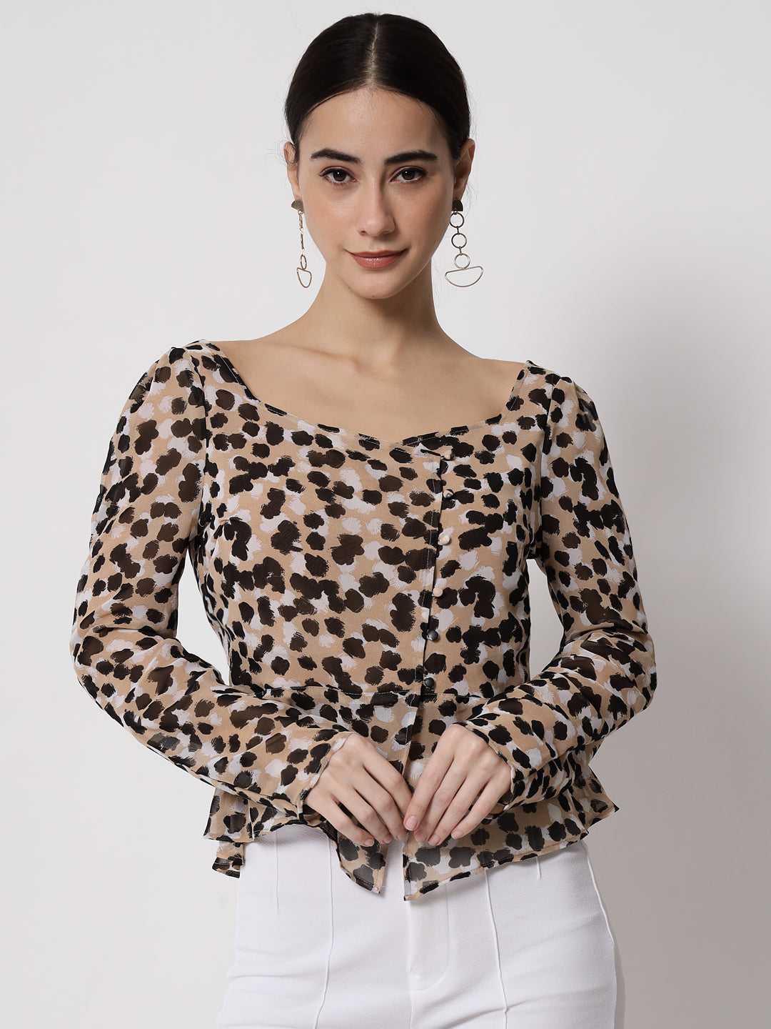 Shirt style top for women's