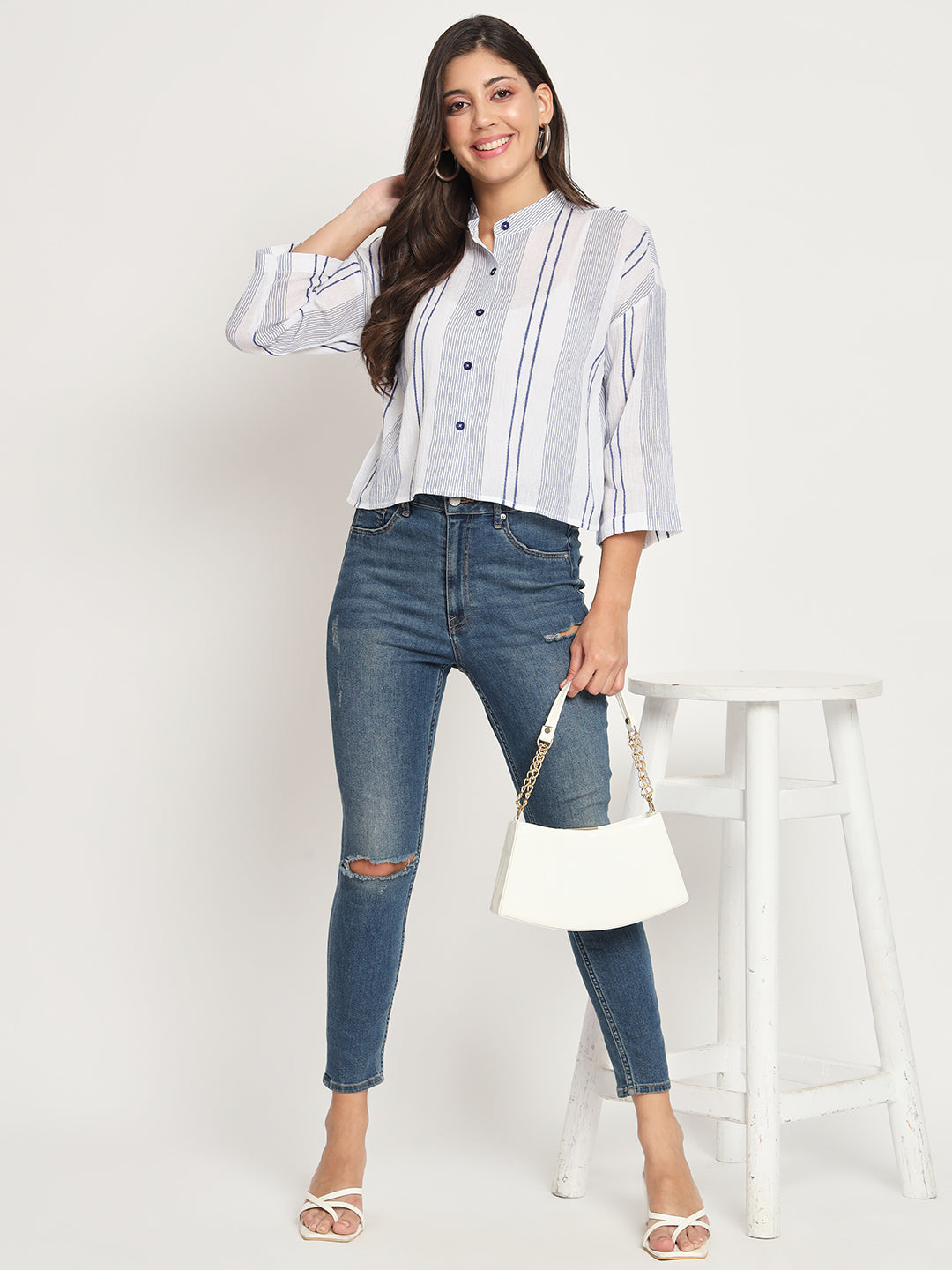 women's shirt style top