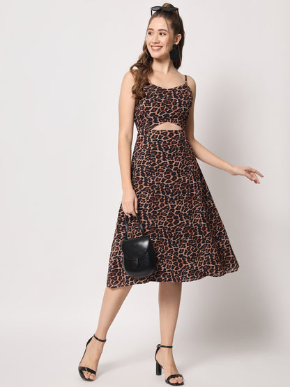 Women's animal printed dress