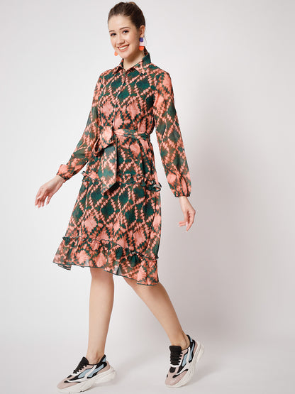 Women's printed dress