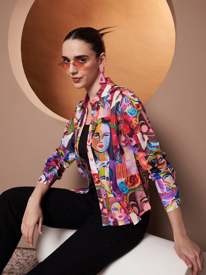 Graphic printed Full Sleeves Shirt