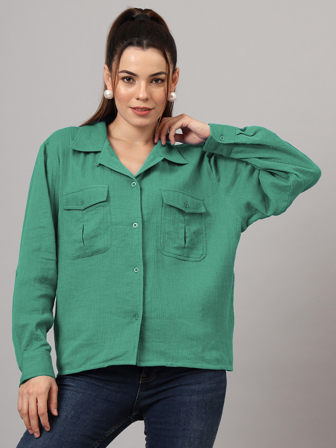 Women Classic Casual Oversize Shirt