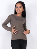 Logo Printed Round Neck Cotton T-shirt