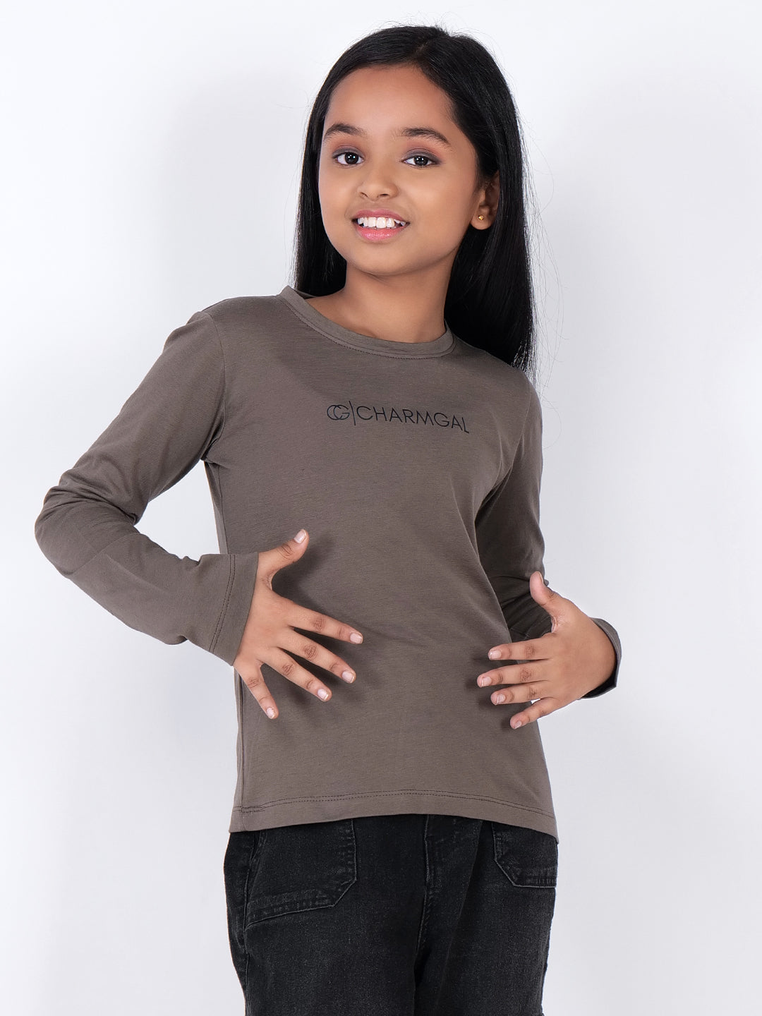 Logo Printed Round Neck Cotton T-shirt