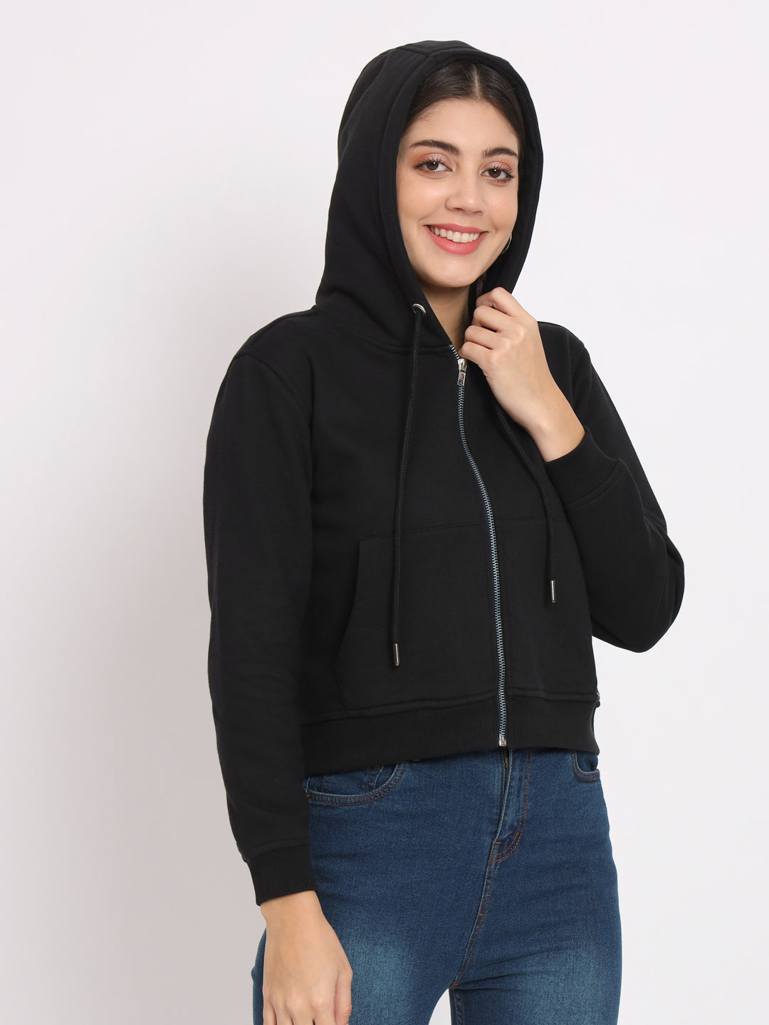 Black Hoodie Jacket – GENZEE