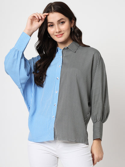 Women Classic Striped Casual Shirt