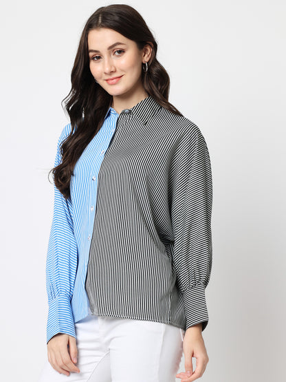 Women Classic Striped Casual Shirt