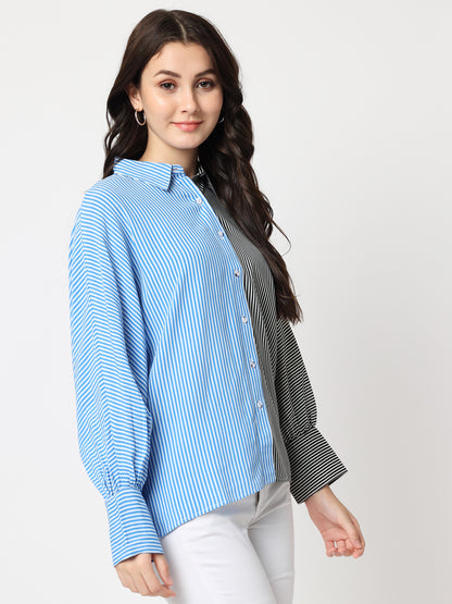 Women Classic Striped Casual Shirt