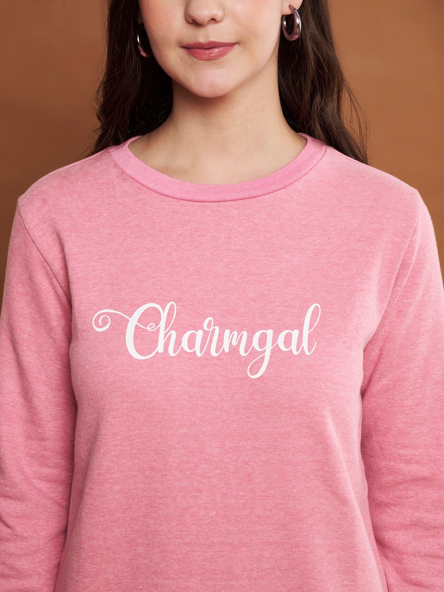 Women Pink Sweatshirt