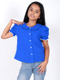 Girls Cotton Shirt Style Top