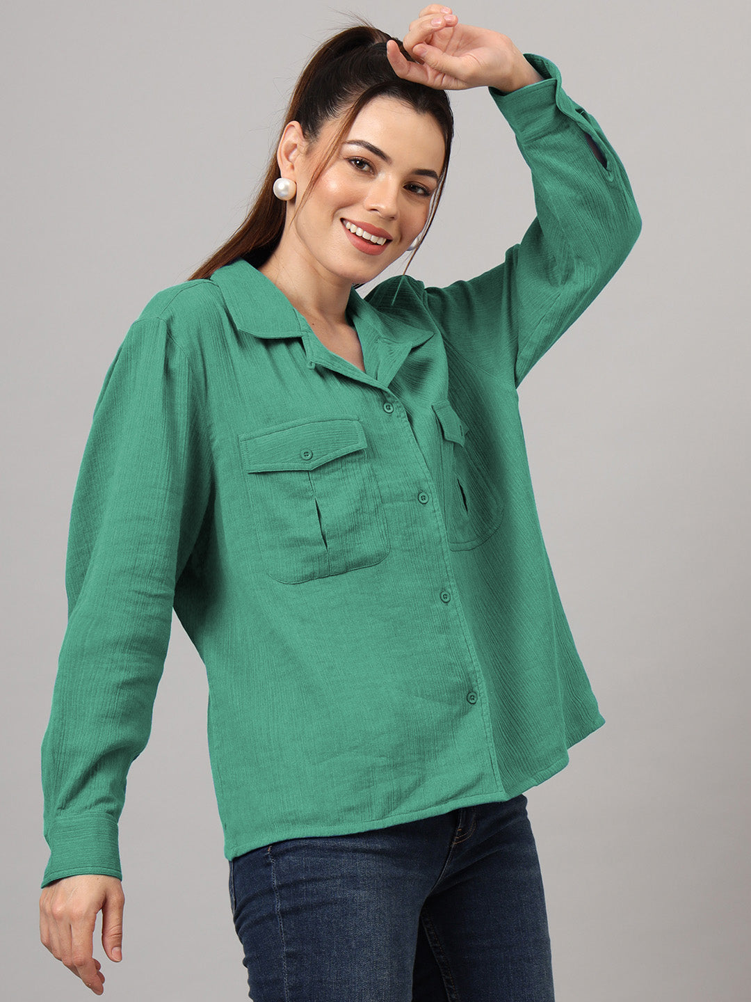 Women Classic Casual Oversize Shirt