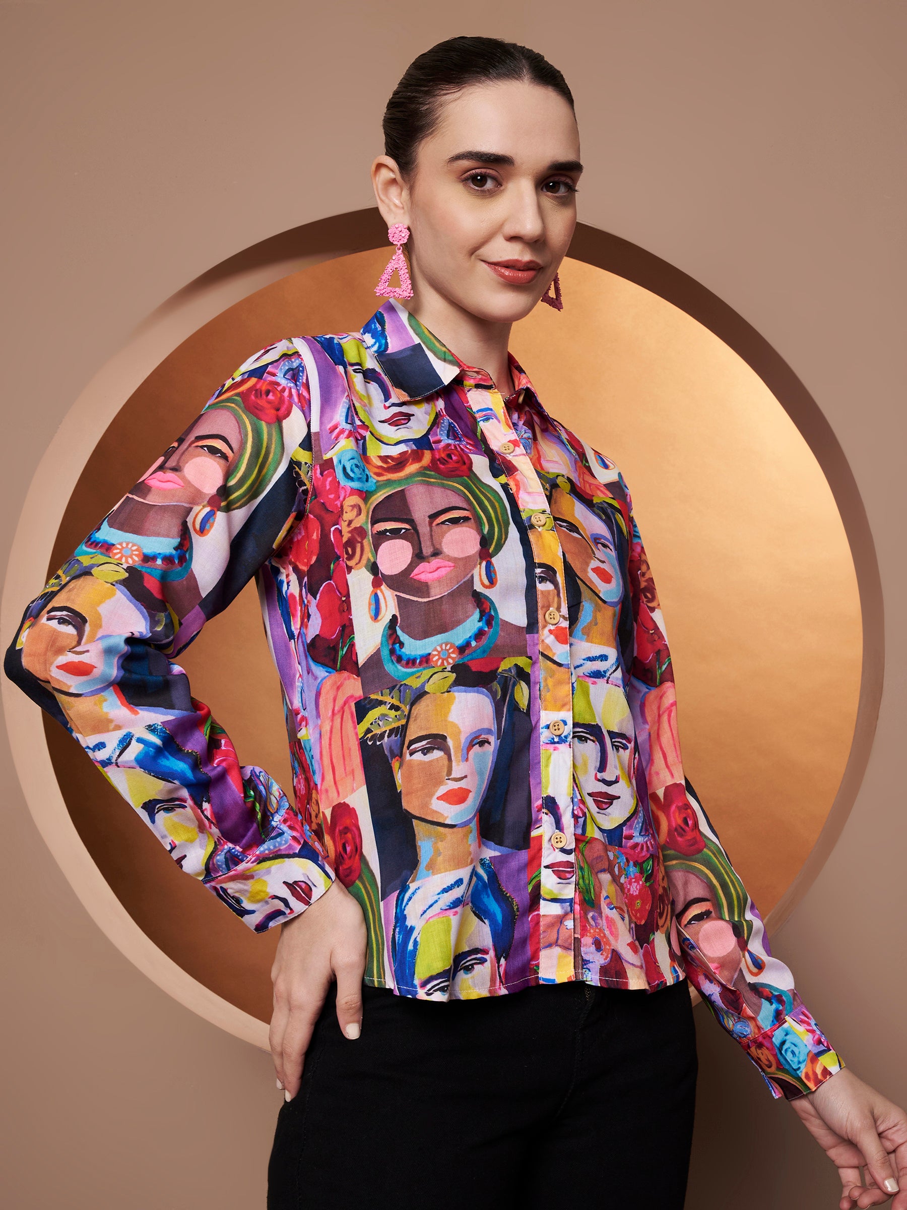 Graphic printed Full Sleeves Shirt