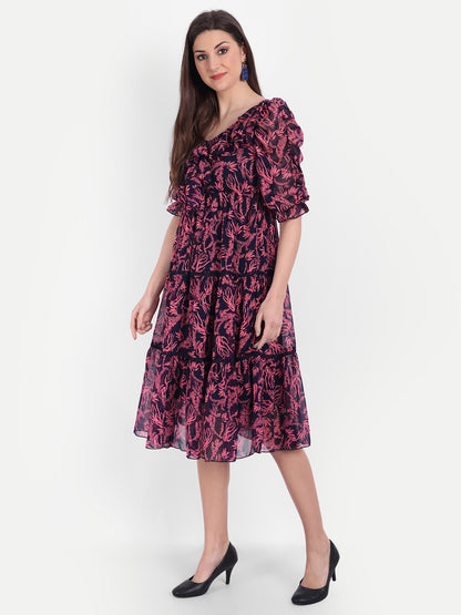 Fit and flare dress for women's