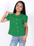 Girls Cotton Shirt Style Top
