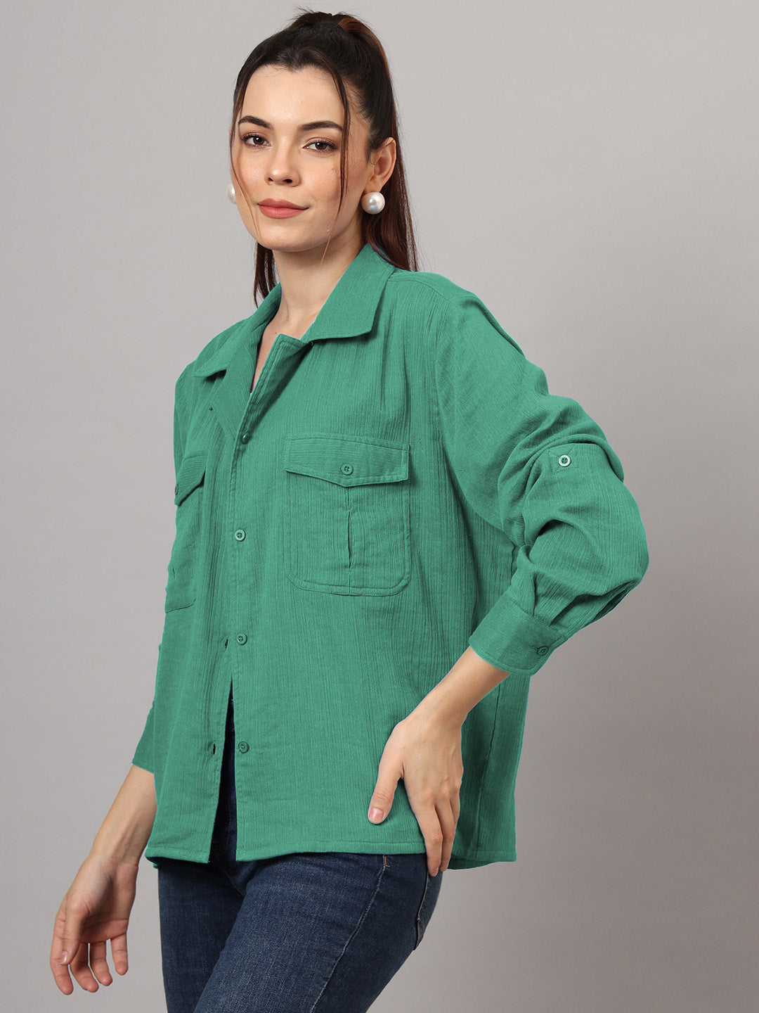 Women Classic Casual Oversize Shirt