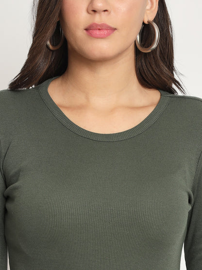 Close-up of ribbed fabric texture