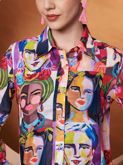Graphic printed Full Sleeves Shirt