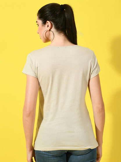 V-Neck Cotton T-Shirt