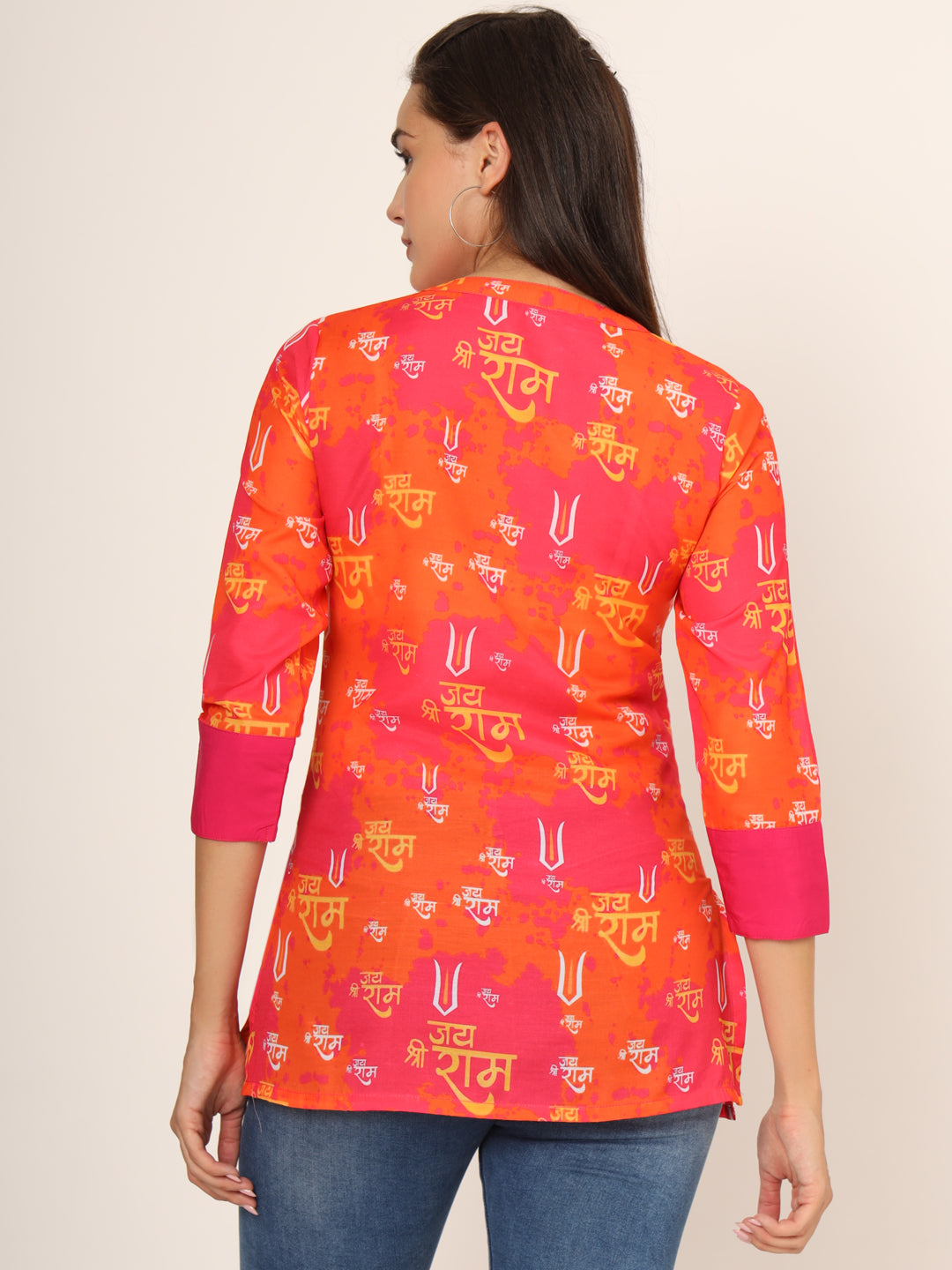 Ethnic Motifs Printed V-Neck Kurti