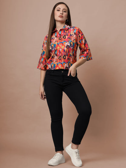 Classic Graphic Opaque Printed Casual Shirt