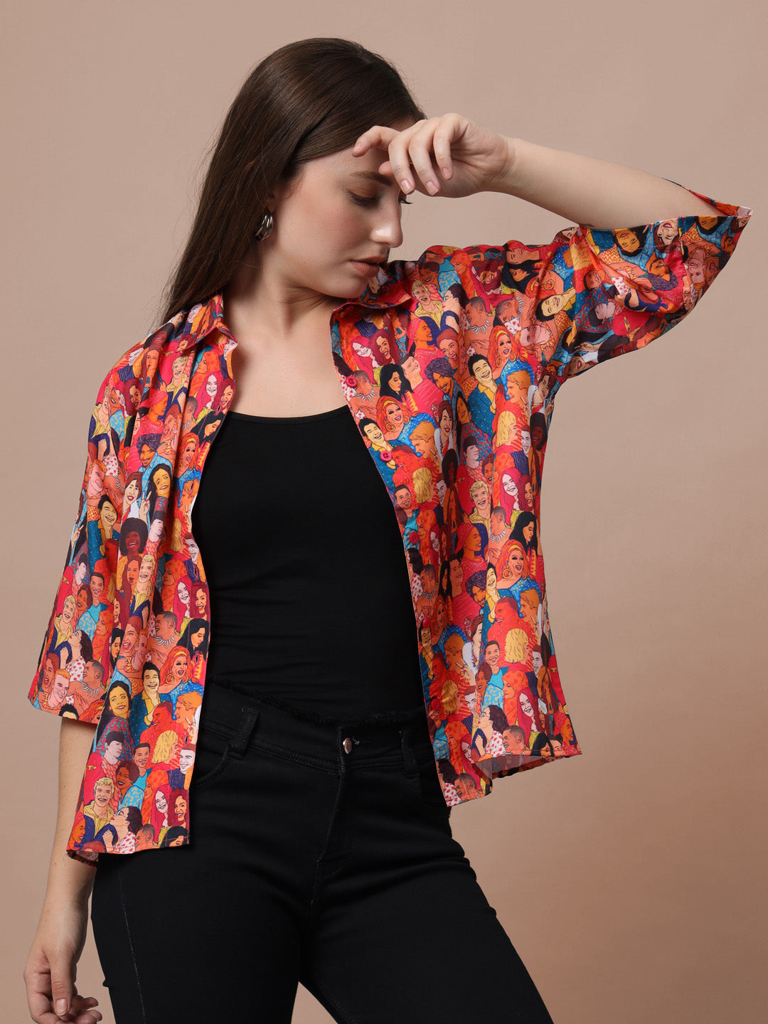 Classic Graphic Opaque Printed Casual Shirt