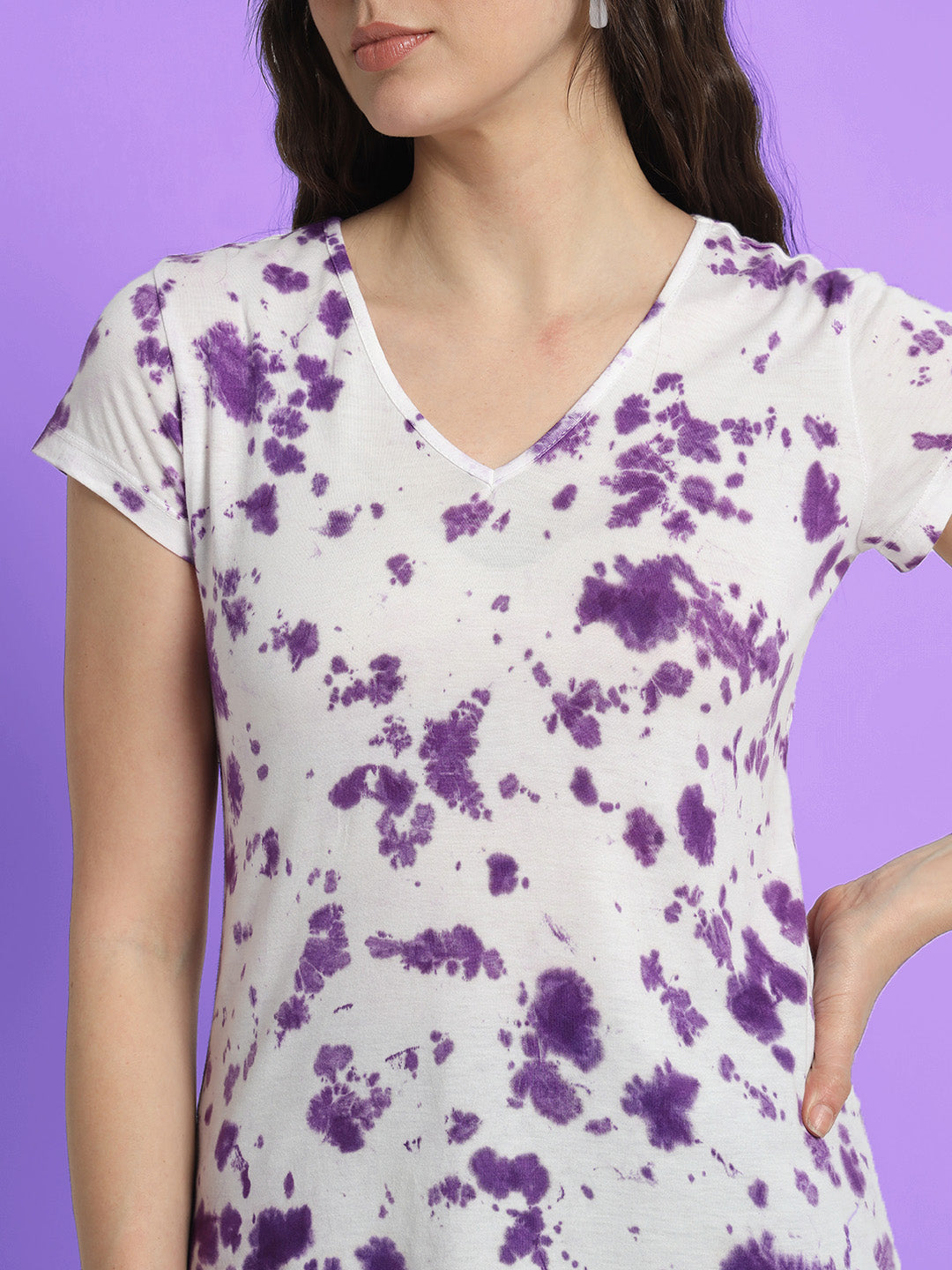 Tie And Dye T-shirt For Women