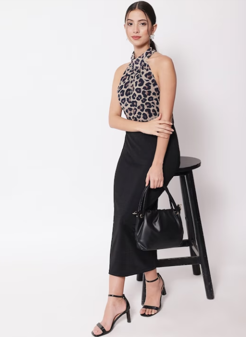 Animal print top for women's