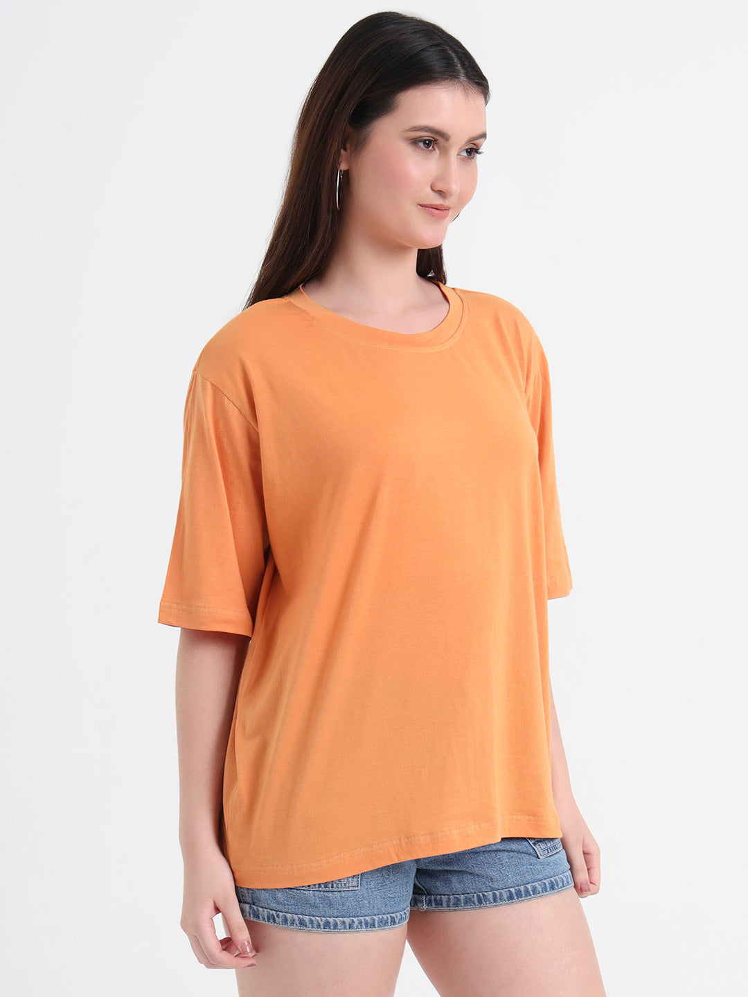 Women Graphic Printed Cotton Oversized T-shirt