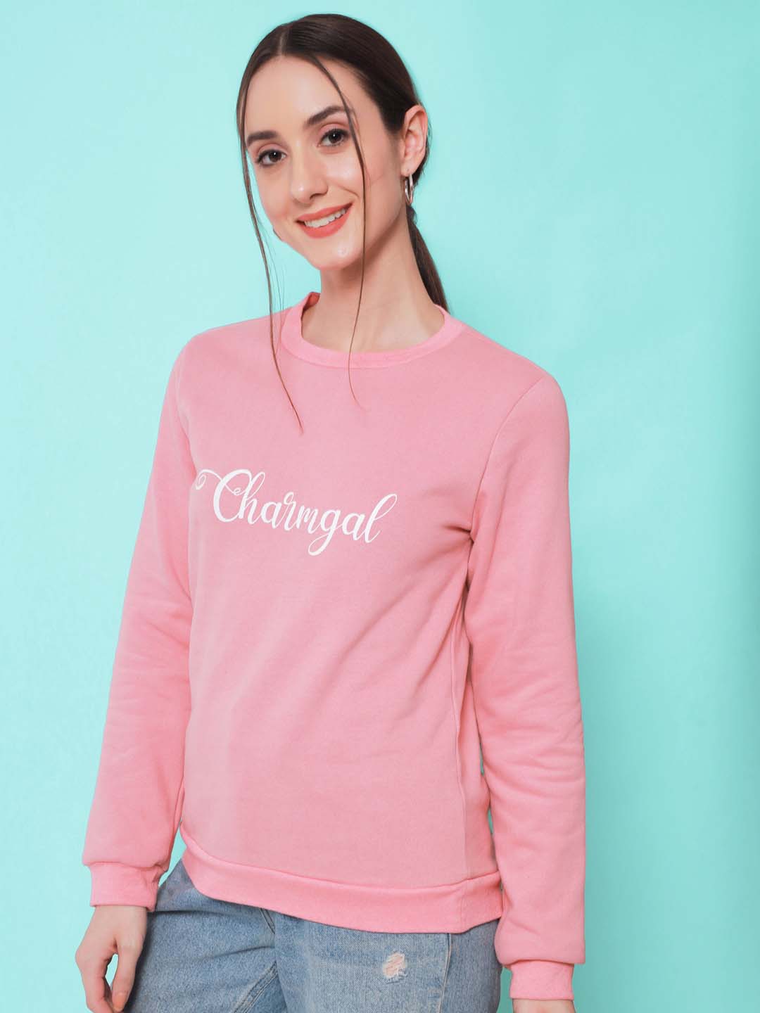 pink sweatshirts for women