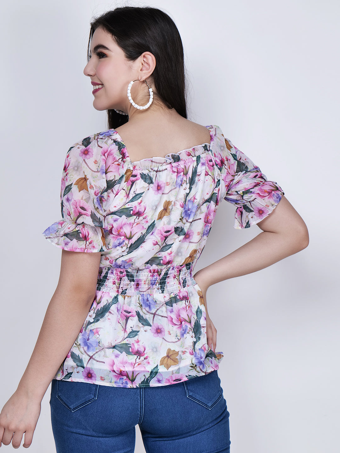 square neck top for women